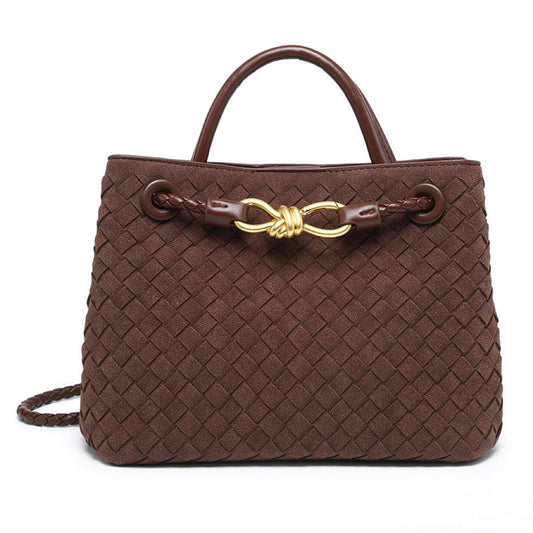 Woven Charm Satchel